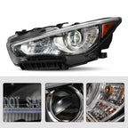 LED Headlight Assembly Left Driver Side for Infiniti Q50 (2014–2022)