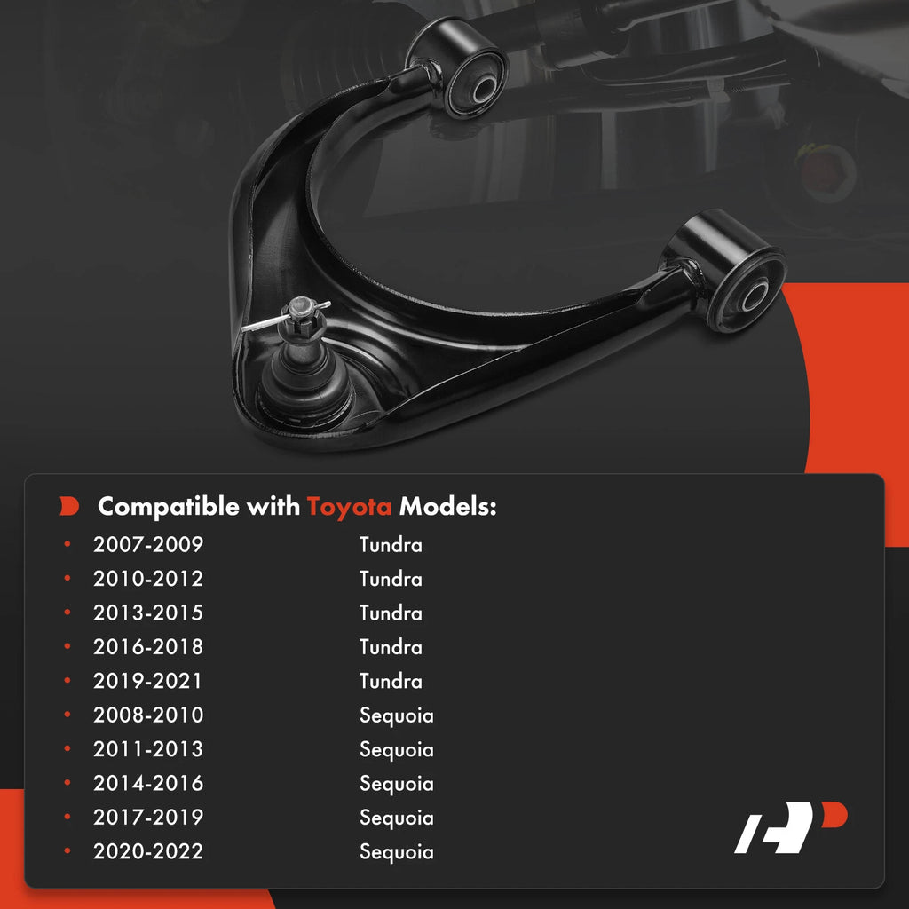 Front Right Upper Control Arm with Ball Joint Assembly for Toyota Tundra (2007–2021)