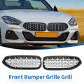 Pair Front Upper Bumper Grille for BMW Z4 G29 (2019–2023) Half Chrome