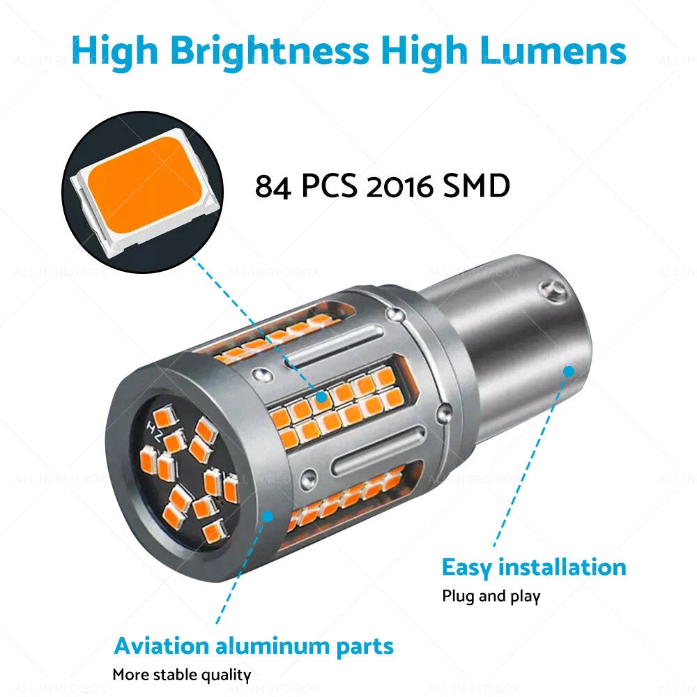 Amber LED Indicator Bulbs for Holden Commodore VT VX VY VZ (1997–2006)