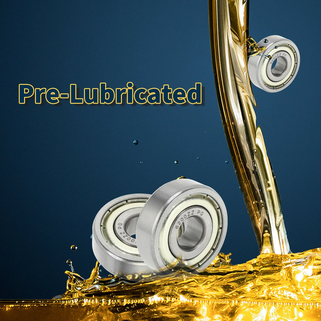 1 Pc 6200ZZ Deep Groove Ball Bearing for Scooter Skateboard Wheel (P0)