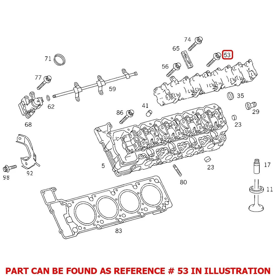 Engine Cylinder Head Bolt 1129901022 for Mercedes-Benz