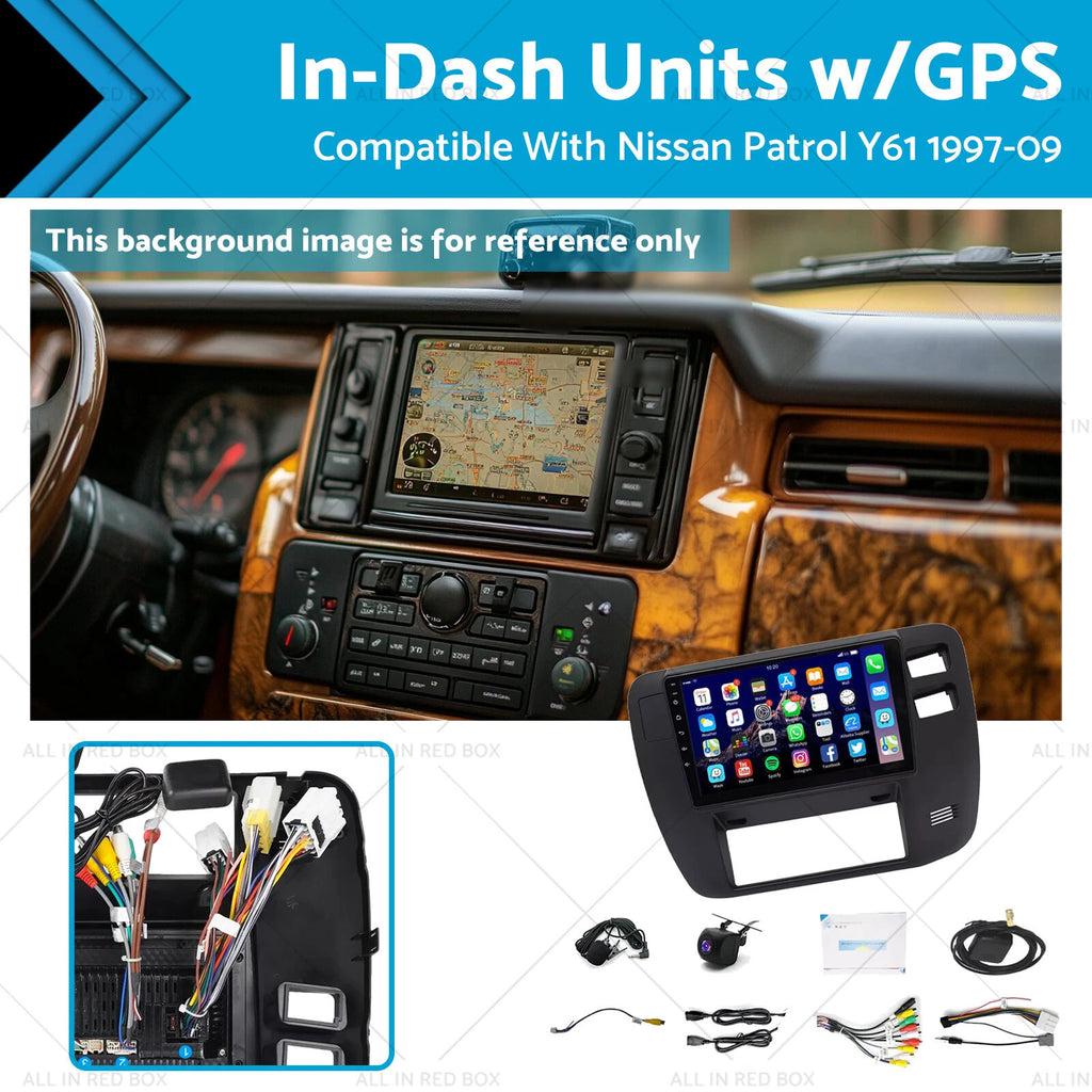 9" Touchscreen CarPlay Stereo for Nissan Patrol GU (1997–2009)