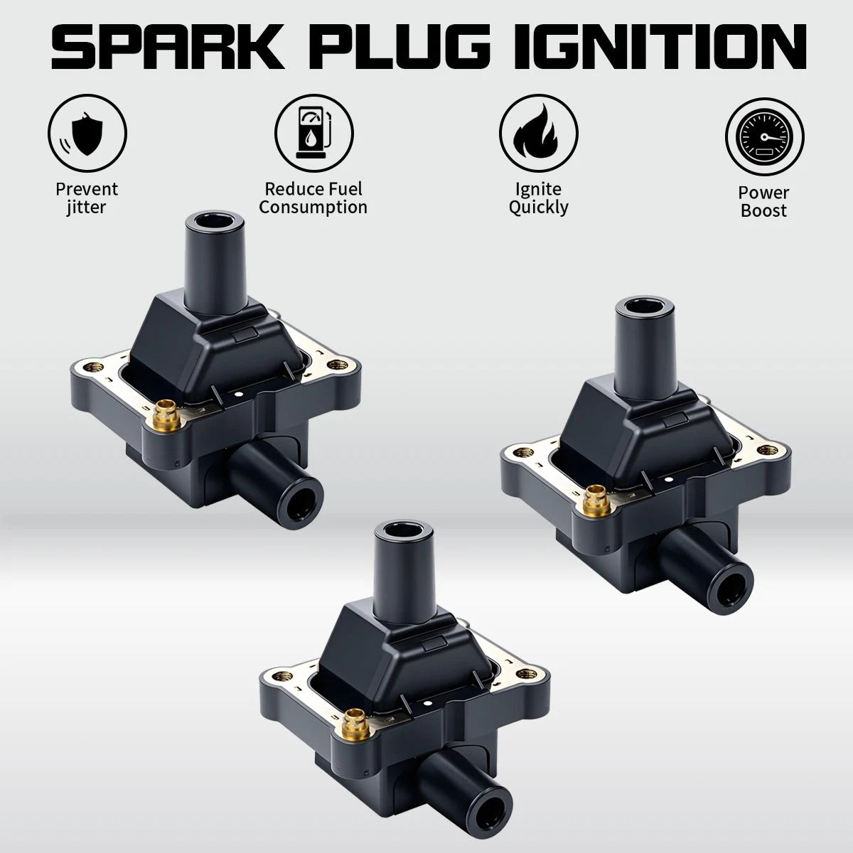 3X Ignition Coil UF527 for Mercedes-Benz SLK230 C230 S320 SL320 (1998–2004)