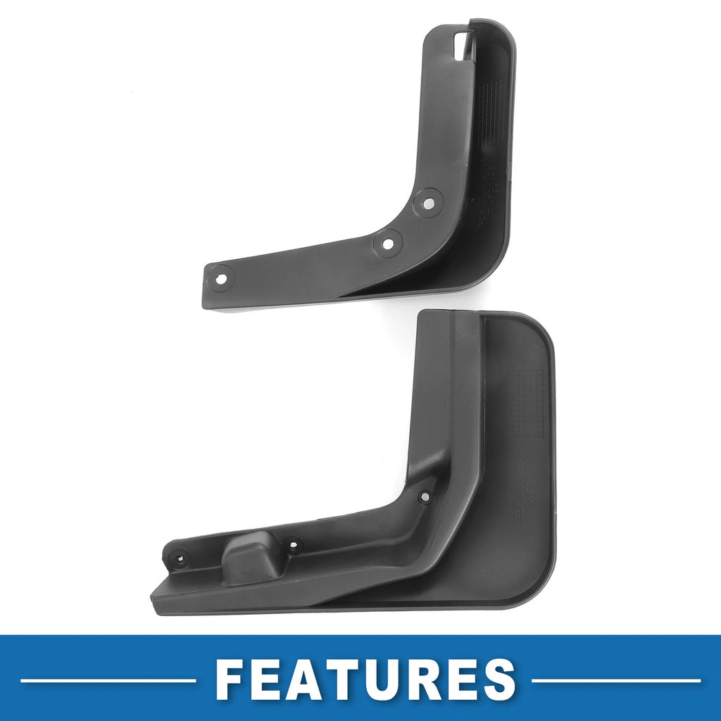 Set of 2 Front & Rear Mud Flap Splash Guards for Ford Fusion (2013–2018)