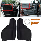 Set of 2 Door Armrest Covers for Honda Odyssey (2011–2017) Leather Black