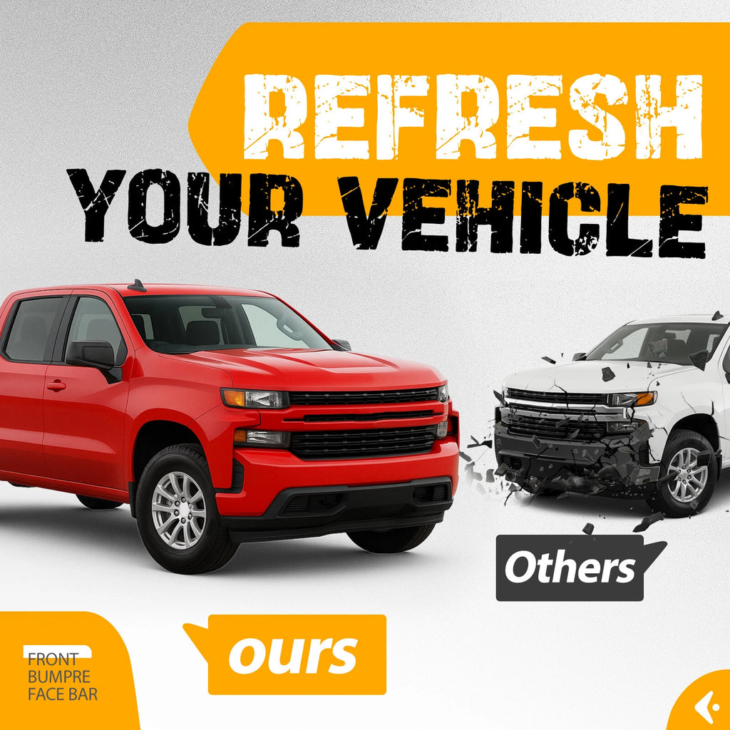 Chrome Steel Front Bumper Face Bar for Chevy Silverado 1500 (2019-2022)