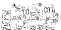 Bowman 3186NP 90 Degree End Cap for Heat Exchangers (28mm & 70mm ID)