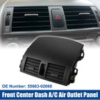 A/C Air Outlet Vent Panel for Toyota Corolla (2009–2013) Black