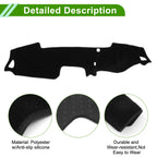 Dashboard Cover Mat for Mazda MX-5 (2006–2015) - Black, Set of 1