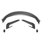 3X Matte Black Tailgate Splitters for Tesla Model 3 (2017–2022)