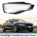 1 Pc Headlight Lens Cover for Audi A5 (2012–2015) Black
