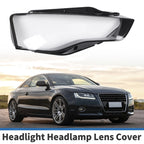 1 Pc Headlight Lens Cover for Audi A5 (2012–2015) Black