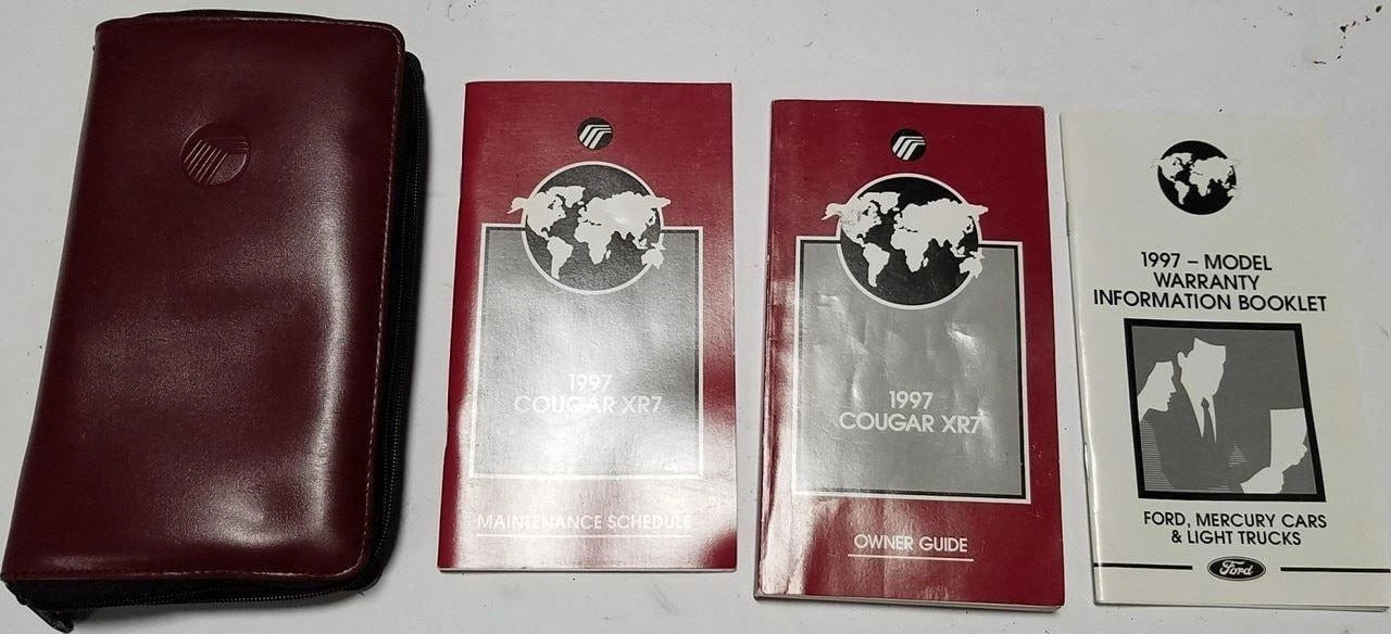 Owners Manual Collection for Cougar XR7 (1997)