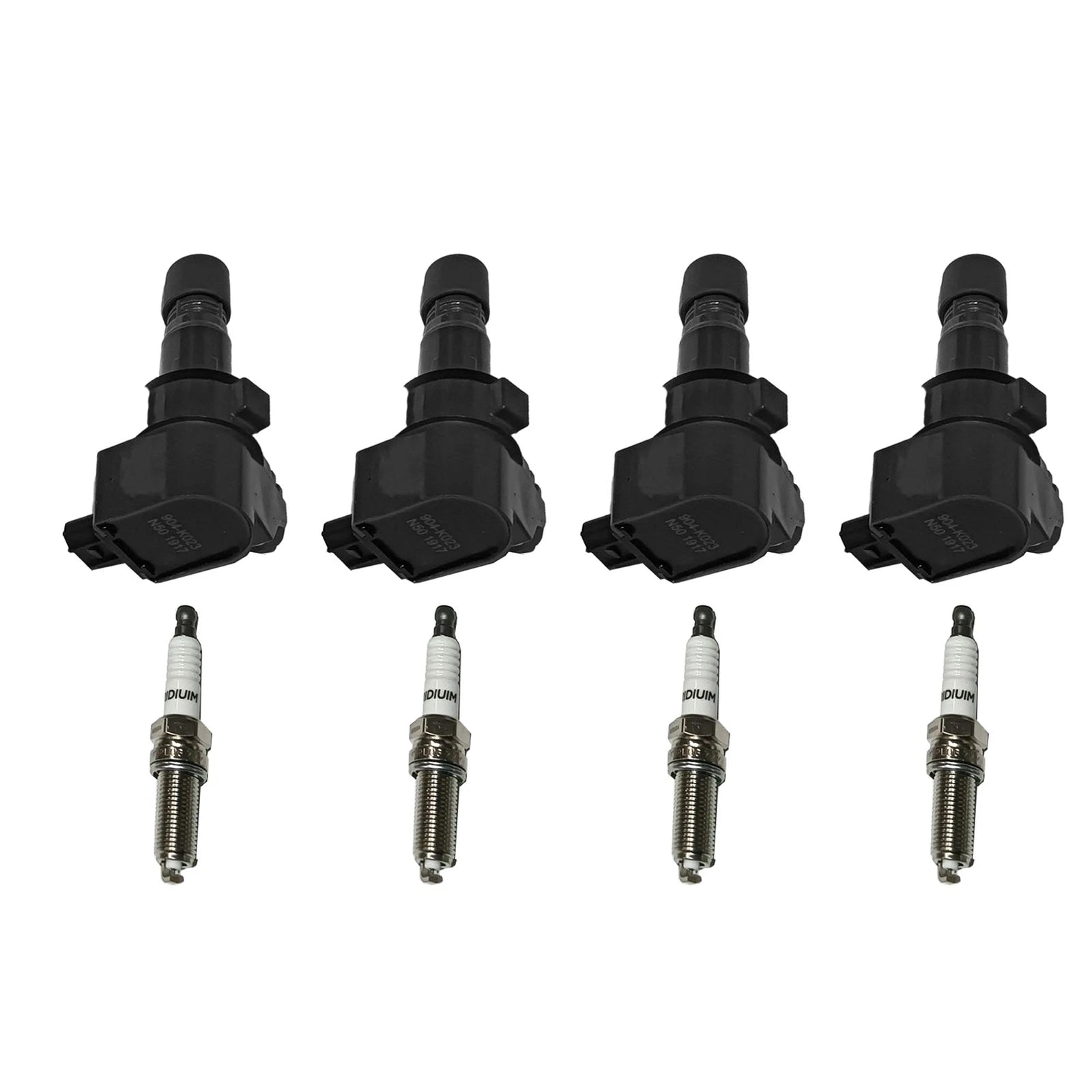 Set of 4 Ignition Coils & Spark Plugs for Honda Civic (2012)