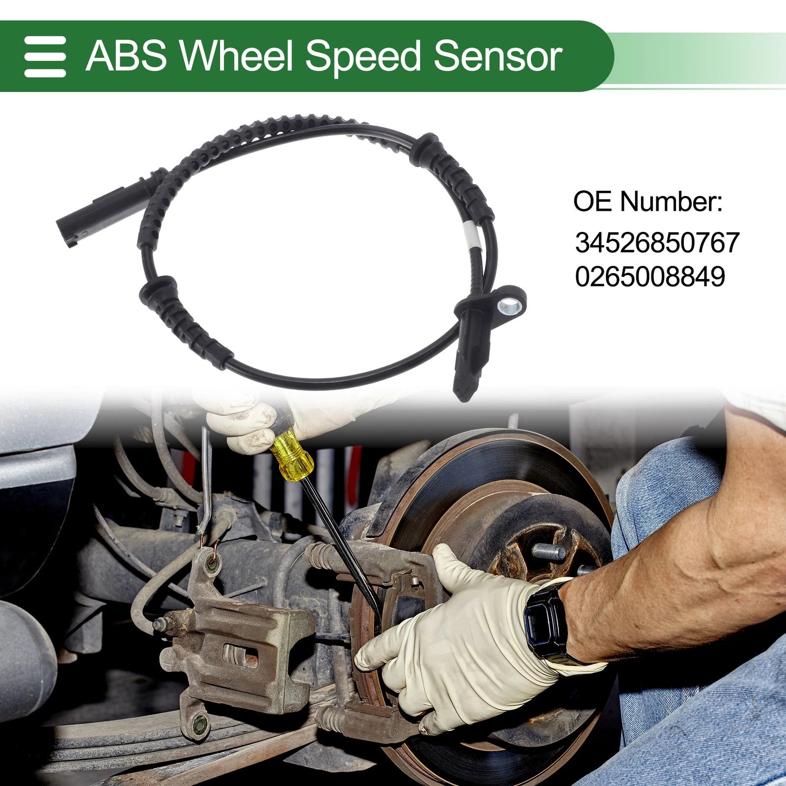 ABS Wheel Speed Sensor No. 34526850767 for BMW X2 (2013–2020)