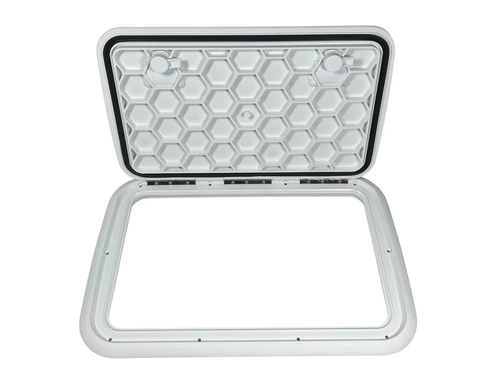 Deck Hatch Lid for Boat (13in x 20in, Polar White)
