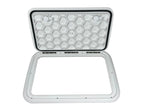 Deck Hatch Lid for Boat (13in x 20in, Polar White)