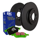 Set of 2 Brake Disc and Pad Kits for BMW X5 E71 X6 Series