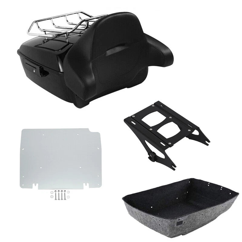 Trunk Backrest Mount Rack Plate for Harley Electra Road Glide (2014–2026)