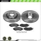 Front Brake Pads and Rotors for Chevrolet Aveo5 2006–2011, Optra 2004–2006