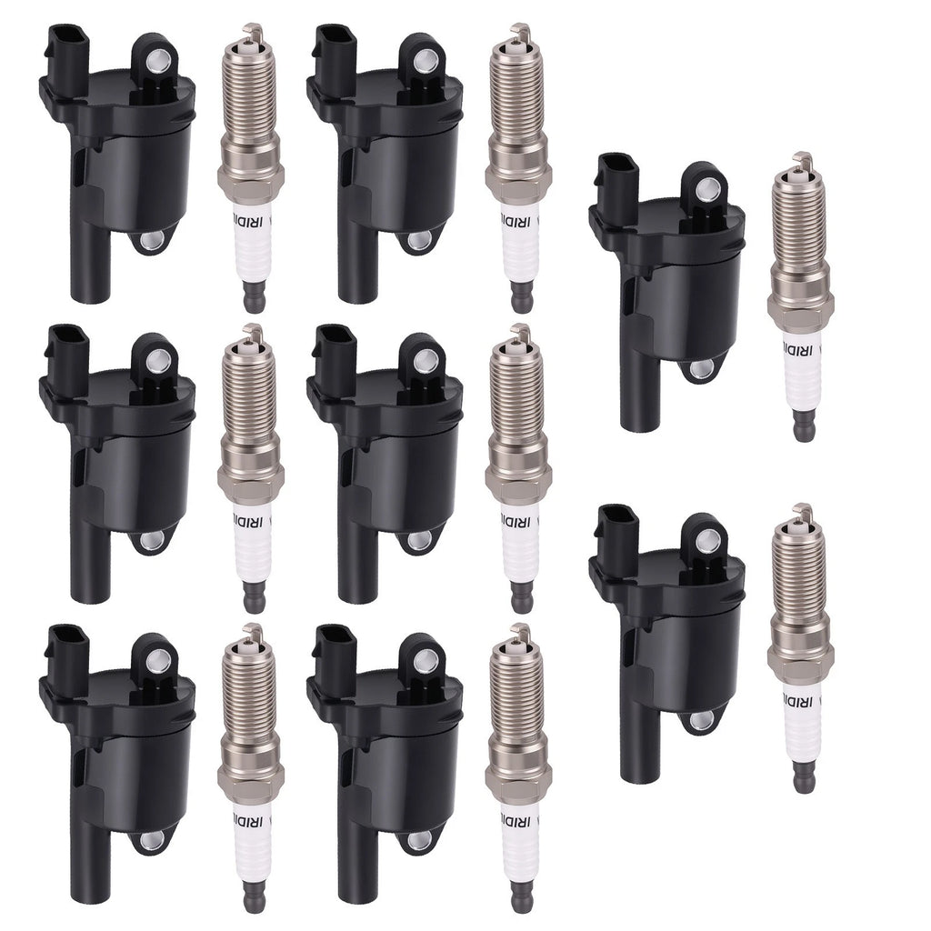 8x Ignition Coil & Spark Plug Set for Chevrolet Corvette V8 6.2L (2014–2019) UF742