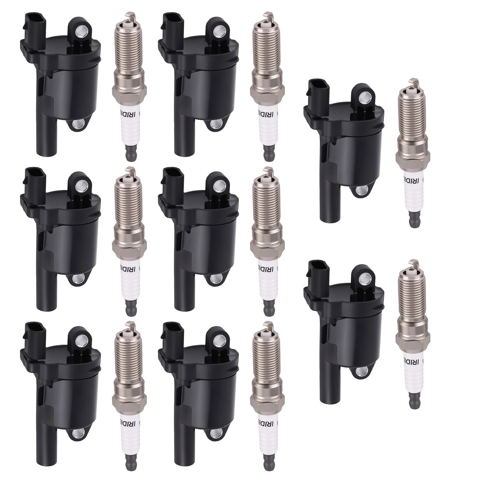 8x Ignition Coil & Spark Plug Set for Chevrolet Corvette V8 6.2L (2014–2019) UF742