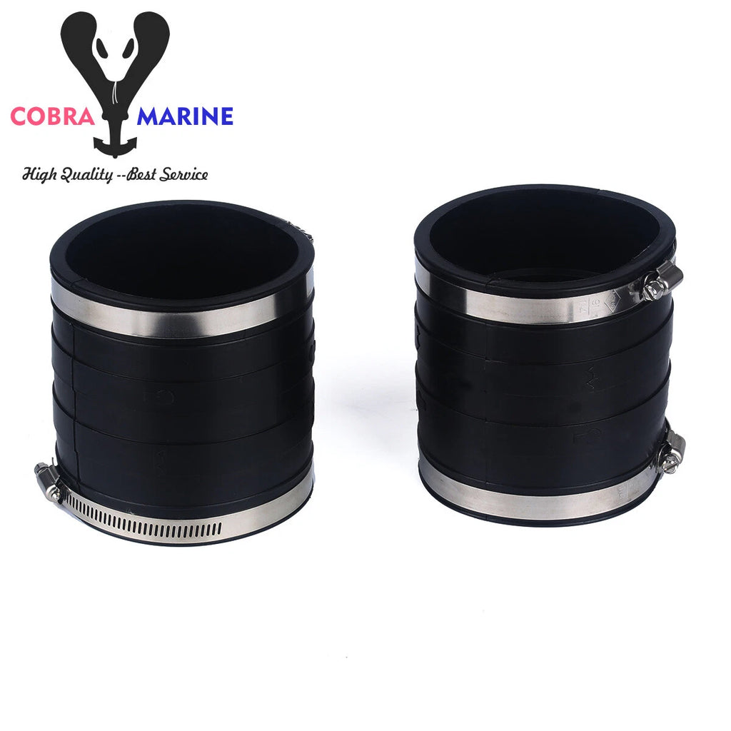 Exhaust Hose Bellows for OMC Volvo Penta 4.3 5.0 5.7 (Upper Lower Rubber)