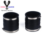 Exhaust Hose Bellows for OMC Volvo Penta 4.3 5.0 5.7 (Upper Lower Rubber)