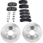 Front Brake Disc Rotors and Pads Kit for Mitsubishi Mirage (Coupe, Sedan)
