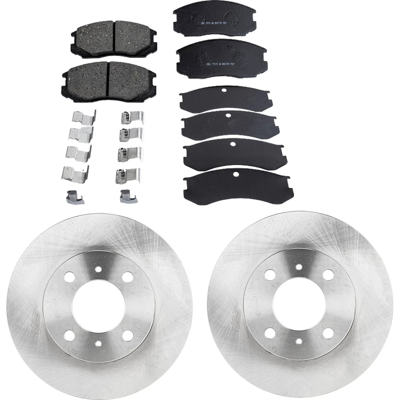 Front Brake Disc Rotors and Pads Kit for Mitsubishi Mirage (Coupe, Sedan)