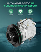 A/C Compressor for Toyota Corolla 1.6L 1.8L (1989–1997)