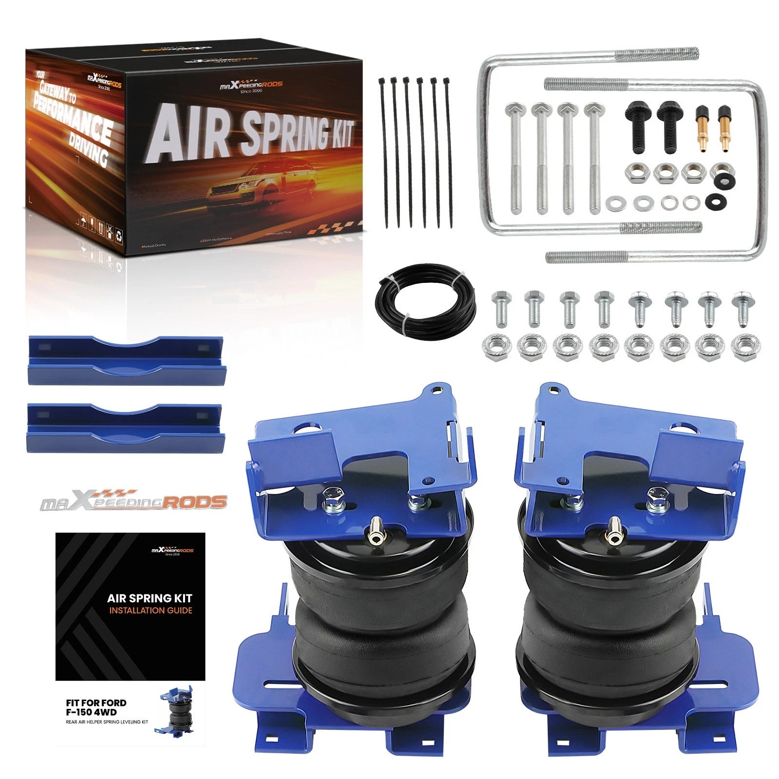 Rear Air Spring Suspension Kit for Ford F150 4WD (2015–2019)