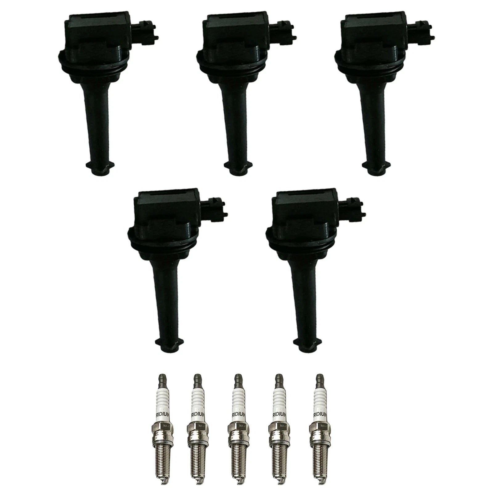 5X Ignition Coil & Spark Plug Kits for Volvo C70 S60 S80 V70 XC70 XC90 (1998–2019)