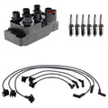 Set of 6 Hitachi Ignition Coils & Denso U-Groove Spark Plugs for Mustang V6