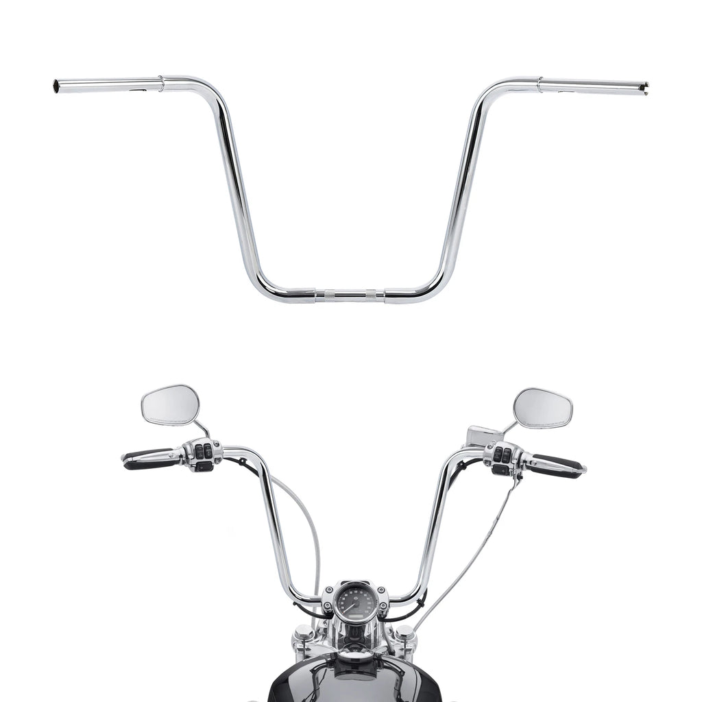 18" Rise Ape Hanger 1 1/4" Handlebar for Harley FLST FXST Sportster
