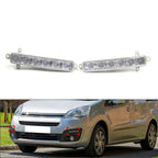2X Daytime Running Fog Lights for Citroen Berlingo, Peugeot 107, 308, Partner