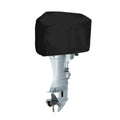 Boat Motor Cover for Outboard Engine (100-150 HP) - Waterproof, Black