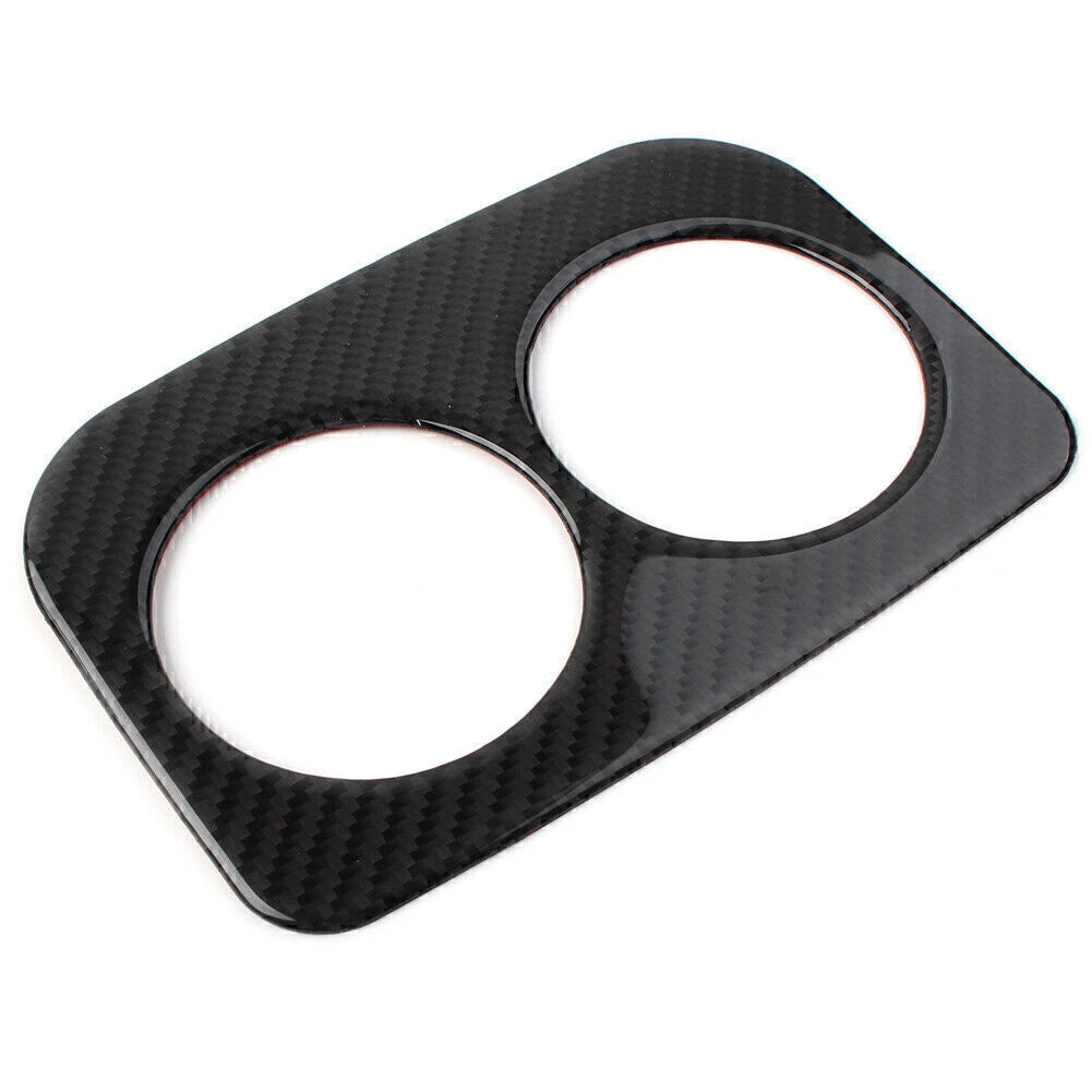Carbon Fiber Rear Water Cup Panel Cover Trim for Subaru Forester (2013–2018)