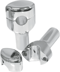 3" Chrome Handlebar Risers for LA Choppers 1-1/4" Handlebars