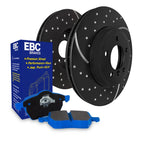 Set of 2 Brake Disc and Pad Kits for VW Taos A3