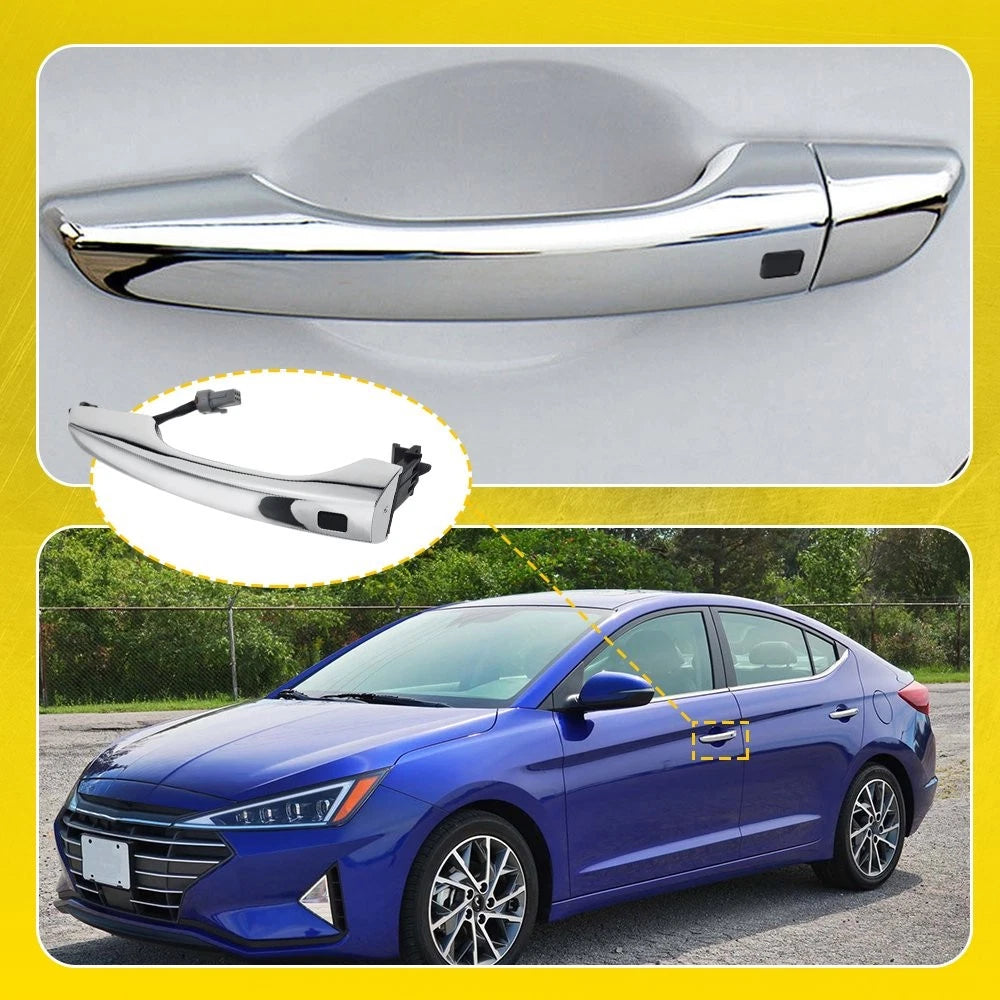 Exterior Door Handle for Hyundai Elantra Sedan (2017–2019) - Smart Key, Left