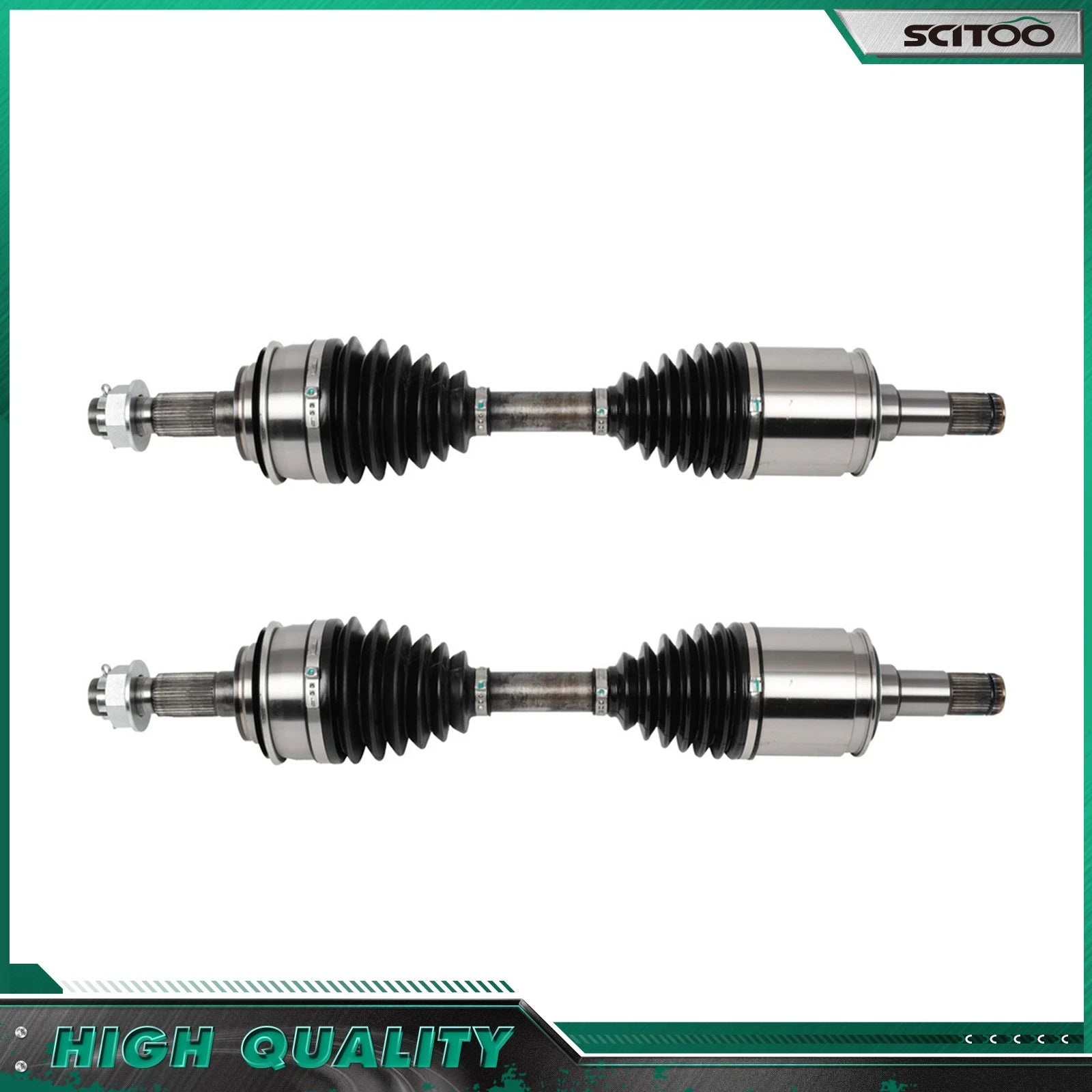 2X Front CV Axles for Toyota Sequoia Tundra (2007–2020) 5.7L