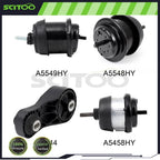 4Pcs Engine Motor Mount Kit for Chevrolet Traverse, GMC Acadia (2009–2015)