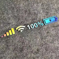 Wifi Battery Level Signal Sticker for Cars (Universal)