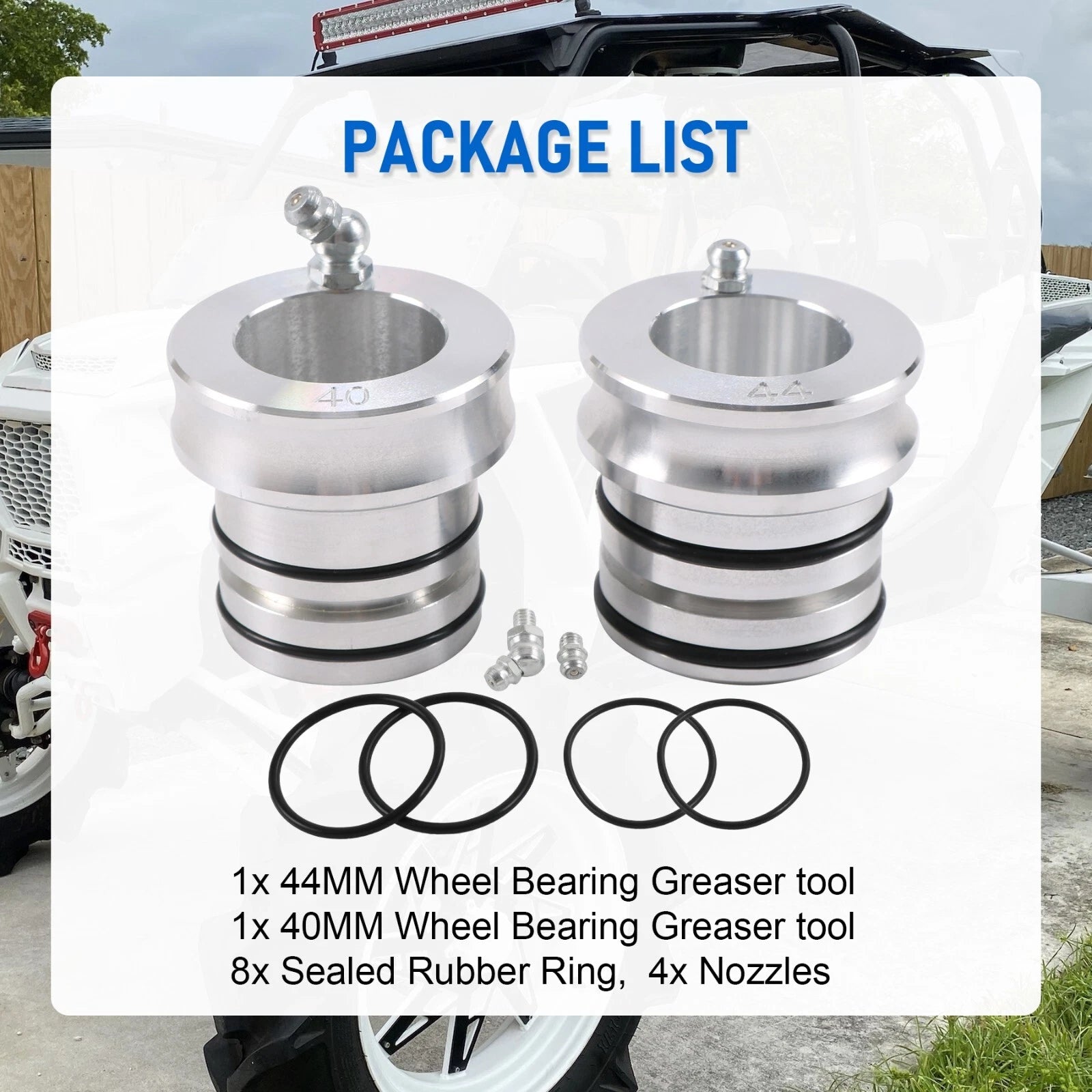 Wheel Bearing Greaser Tool for Polaris Ranger 900 XP 1000 (2013–2021)