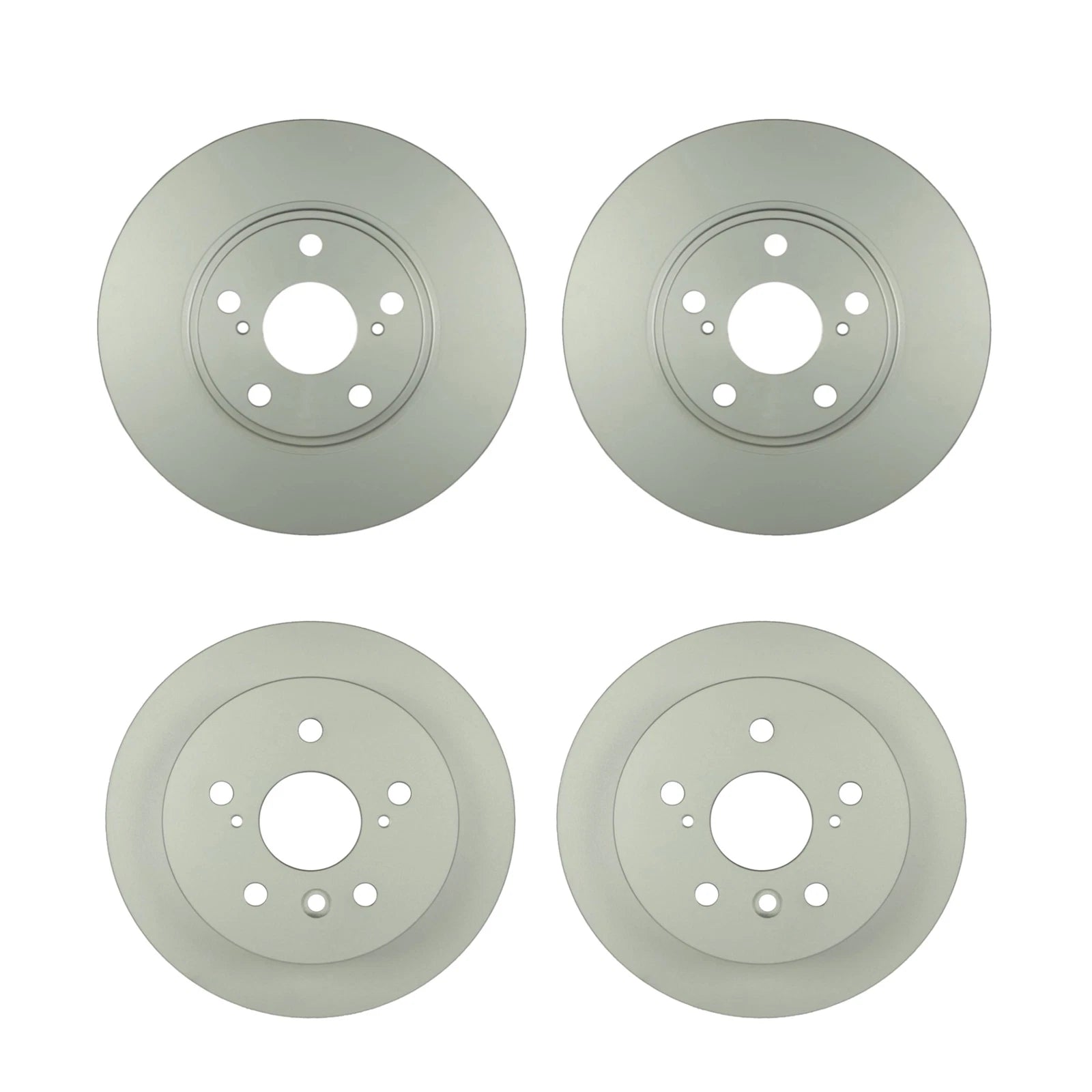 Disc Brake Rotors Kit for Lexus Toyota (296mm Front, 268mm Rear)
