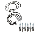 Denso 7mm Wire Set & 6 Iridium Power Spark Plugs for Dodge 3.9 V6
