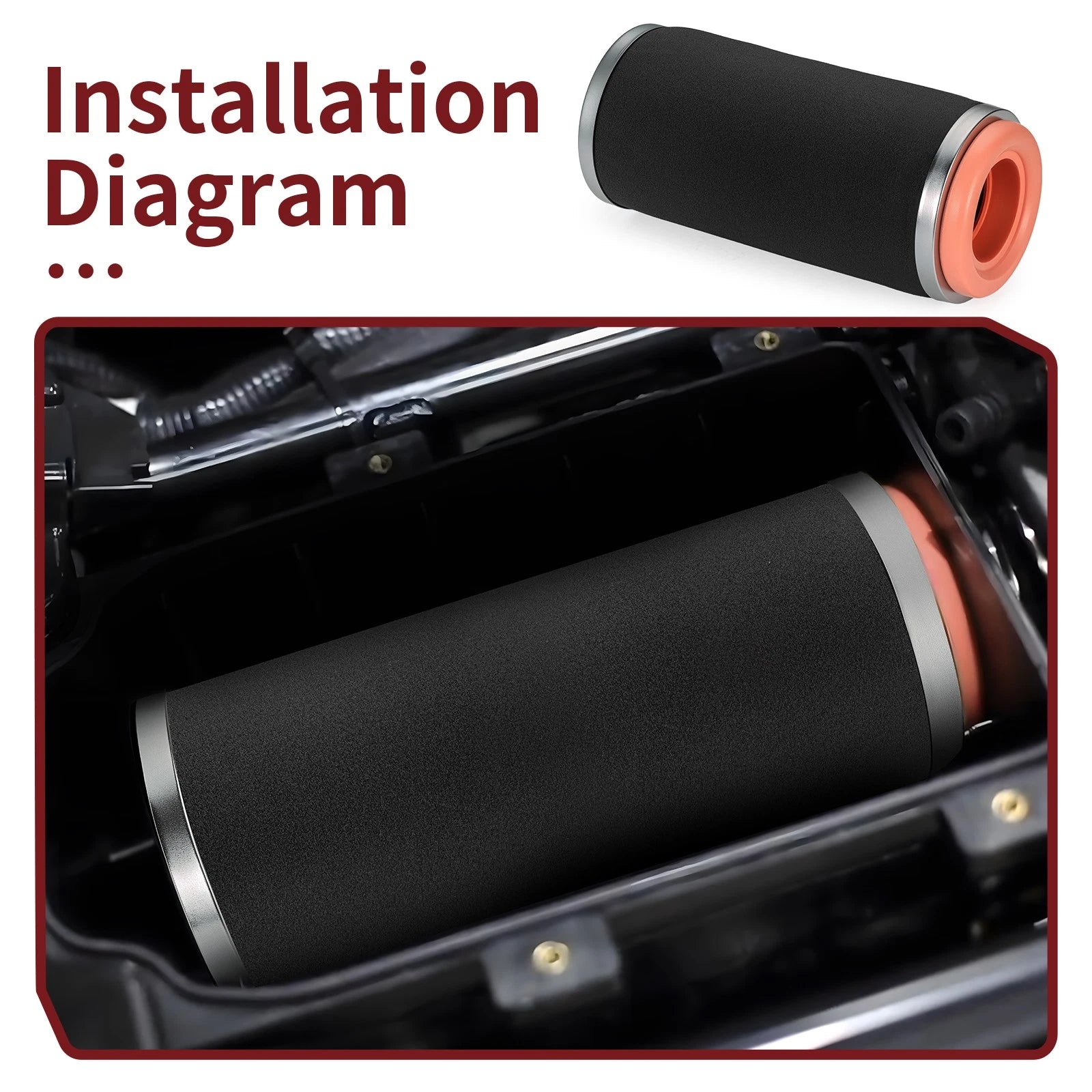 Air Filter & Cage Holder for Hisun UT UTV 500 700 (2010-2020)