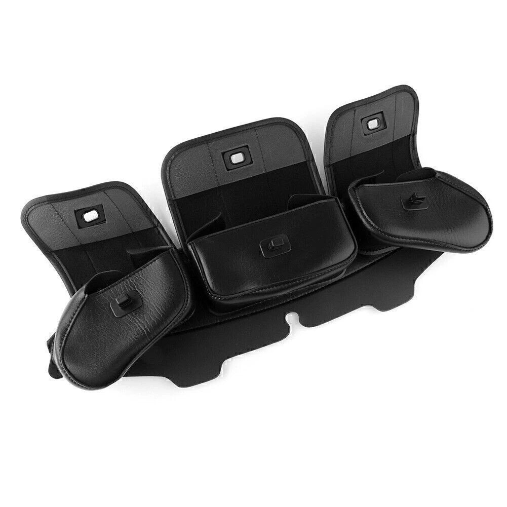3 Pocket Windshield Fairing Pouch Bag for Harley Touring Electra Glide (1996–2013)